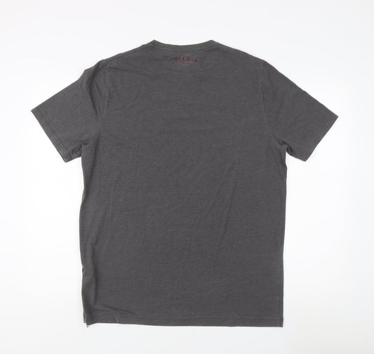 Under Armour Men's Grey Graphic Sports T-Shirt, Size M