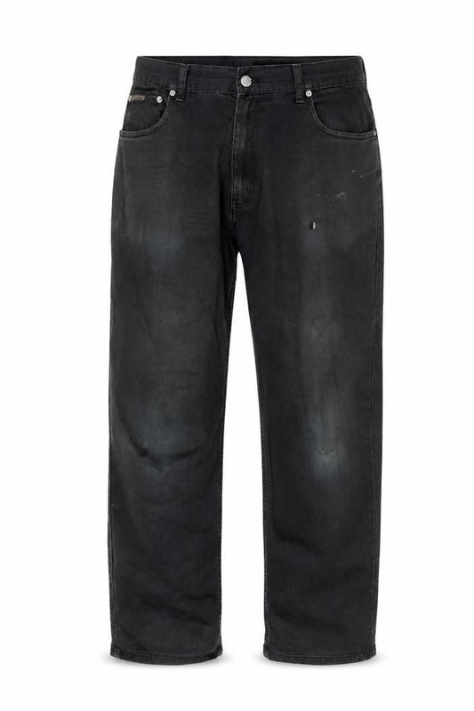 Calvin Klein Men's Black Jeans - Size 34, Stylish Denim