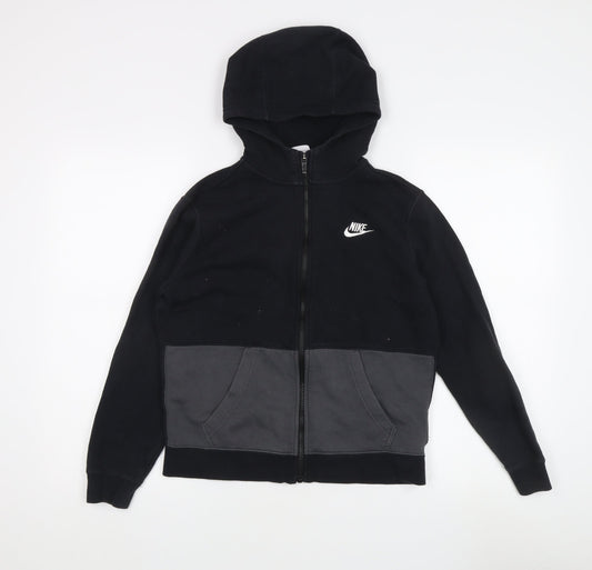 Nike Teens Black Full Zip Hoodie (L)