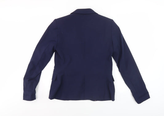 Stradivarius Women's Blue Blazer Size 12 Business Casual