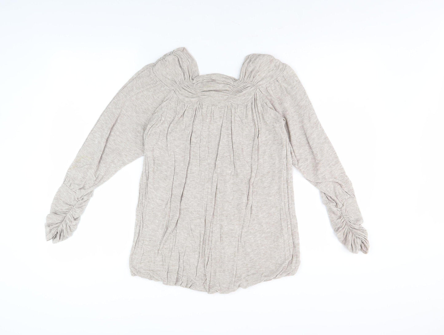 Phase Eight Women's Beige Blouse Medium Viscose Blend