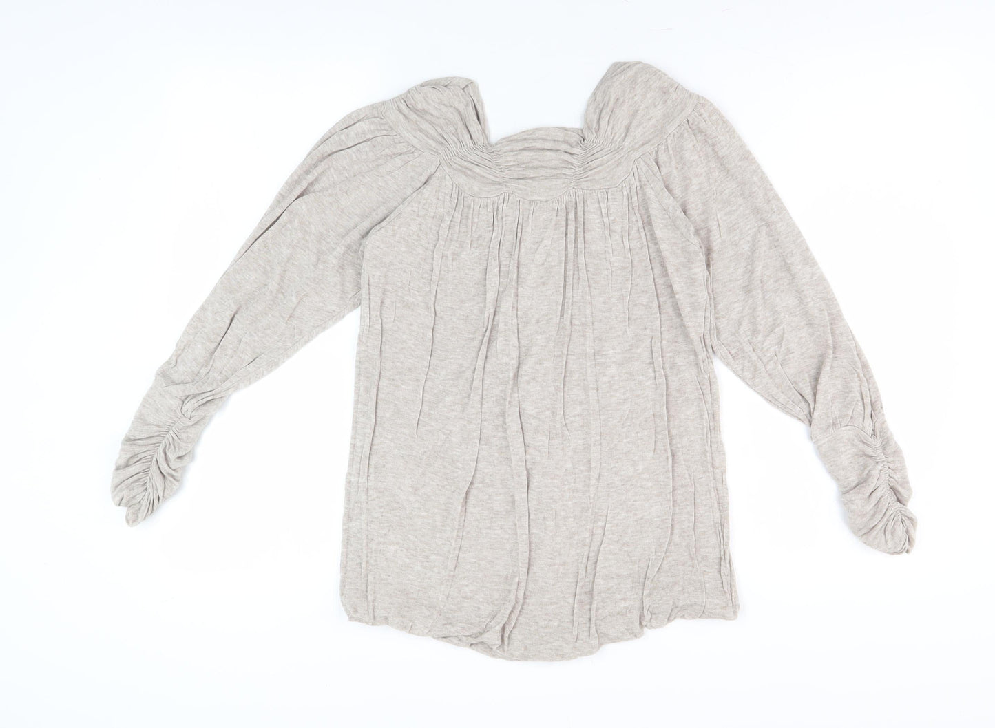 Phase Eight Women's Beige Blouse Medium Viscose Blend