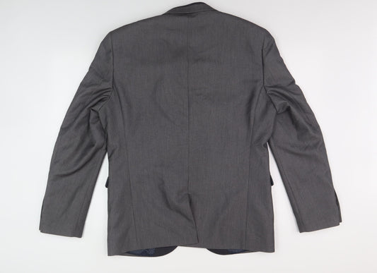 Next Men's Grey Blazer, 42 in Business Casual