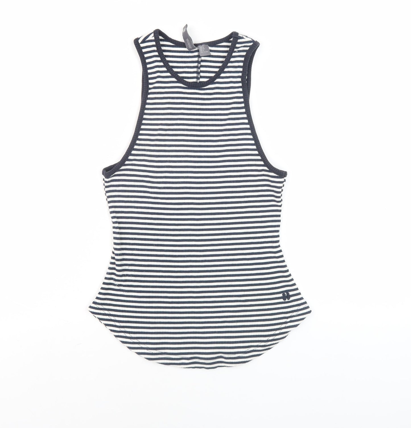 Sweaty Betty Women's Striped Tank Top, Black & White, M
