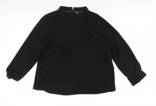 Boden Women's Black Long Sleeve Top, Size 18