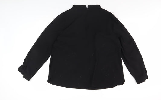 Boden Women's Black Long Sleeve Top, Size 18