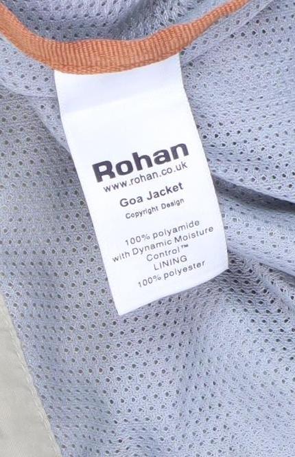 Rohan Men's Beige Goa Jacket, Medium, Casual Lightweight