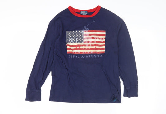 Polo Ralph Lauren Blue Long Sleeve T-Shirt M