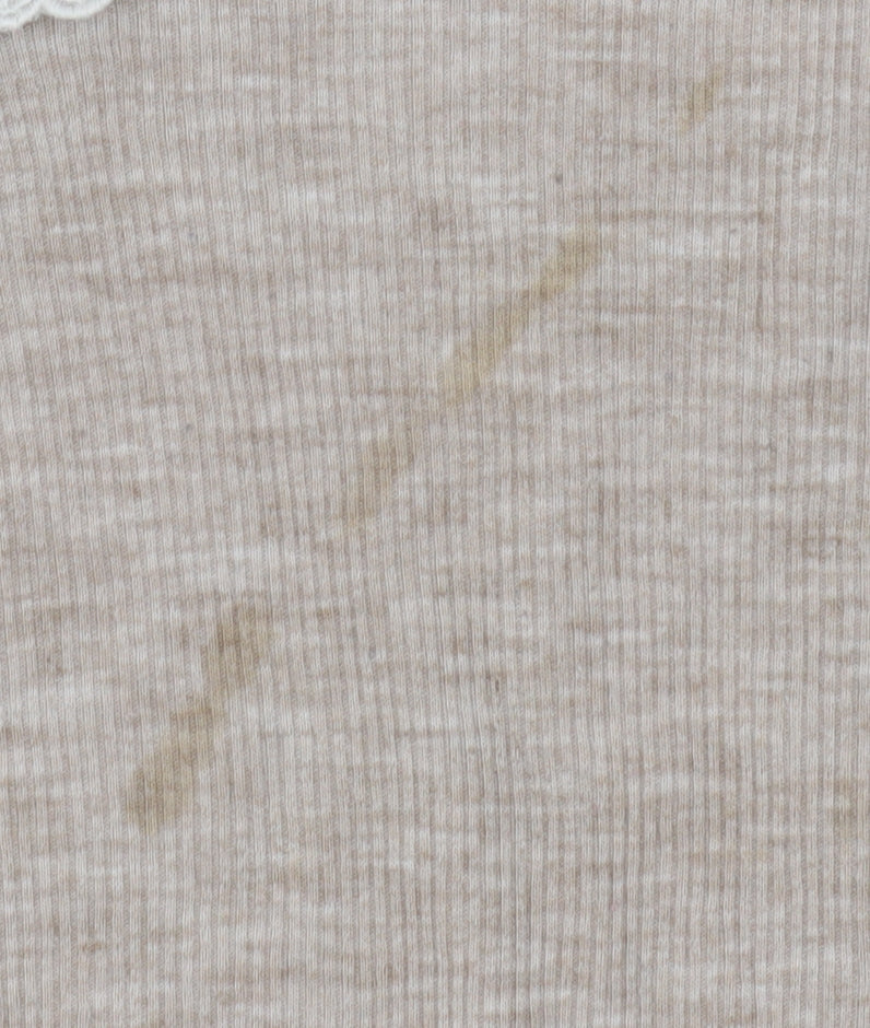 Hollister Women's Beige Lace Accented Top XS