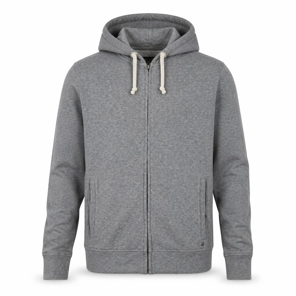 Mens UK S  AllSaints Grey Full Zip Hoodie