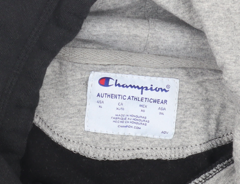 Champion Men's Black XL Pullover Hoodie