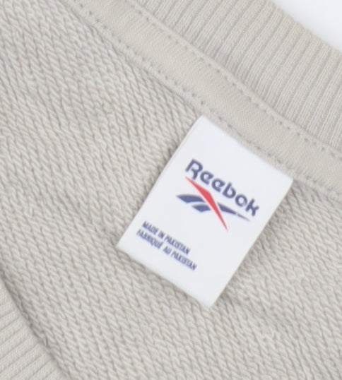 Reebok Men's Beige Pullover Sweatshirt Size L