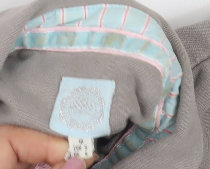 Womens UK 10  Joules Grey Henley Sweatshirt