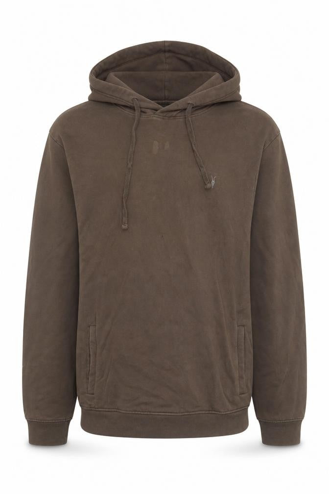 Mens UK S Regular AllSaints Brown Pullover Hoodie