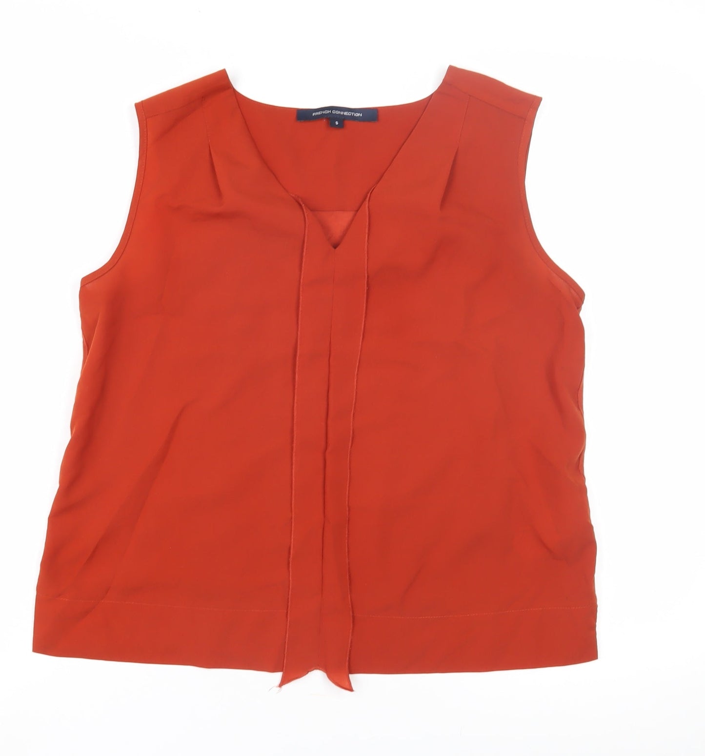 French Connection Women's Red Sleeveless Blouse