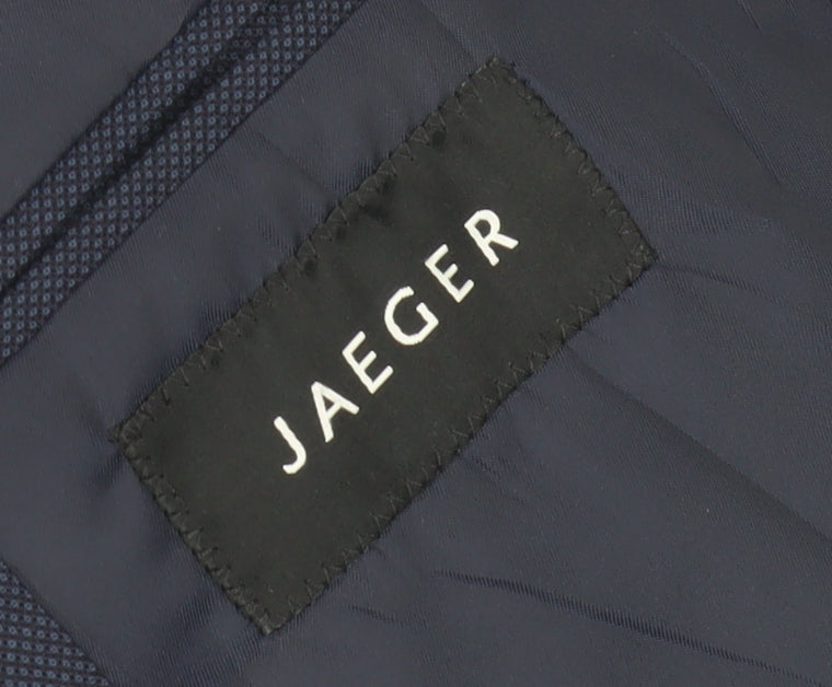Jaeger Men's Blue Classic Blazer Jacket, 36R