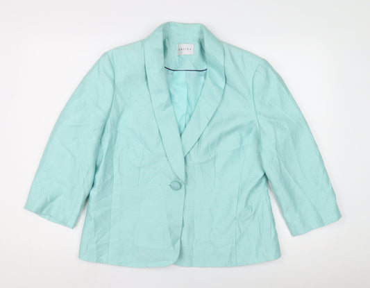 Eastex Women's Green Blazer Size 14 Formal Jacket