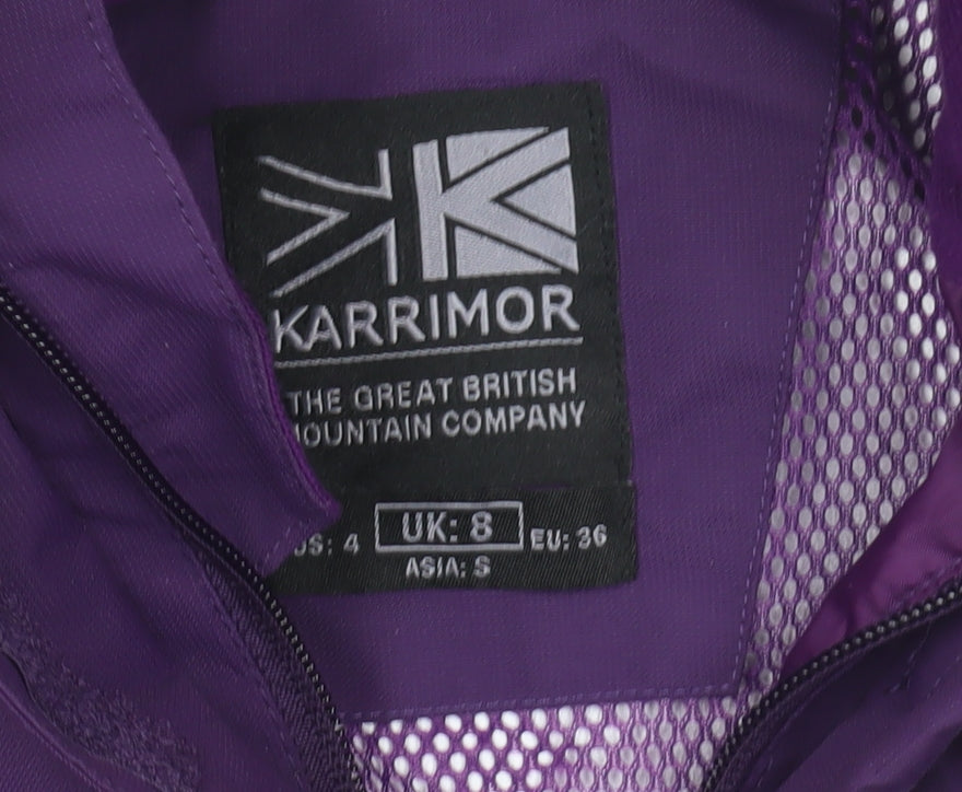 Karrimor Women's Purple Rain Coat Jacket Size 8