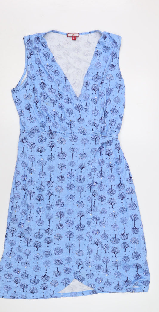 Joe Browns Women's Blue Floral Sleeveless Dress