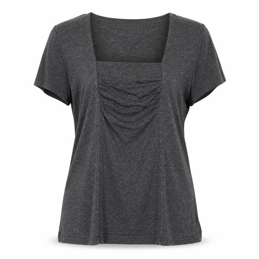 Womens UK Size 14 Autonomy Grey Cotton T-Shirt