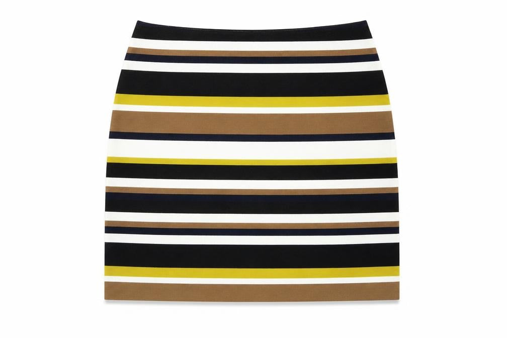 Marks and Spencer Women's Striped Long Pencil Skirt Size 8
