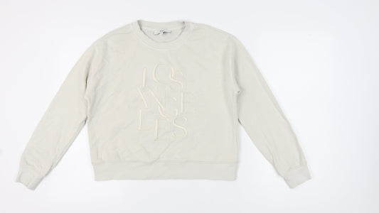 Marks and Spencer Women's White Pullover Sweatshirt Size S