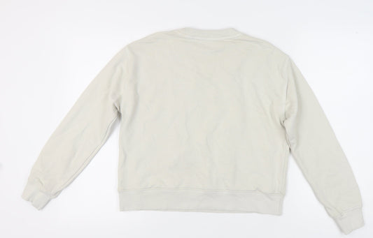 Marks and Spencer Women's White Pullover Sweatshirt Size S