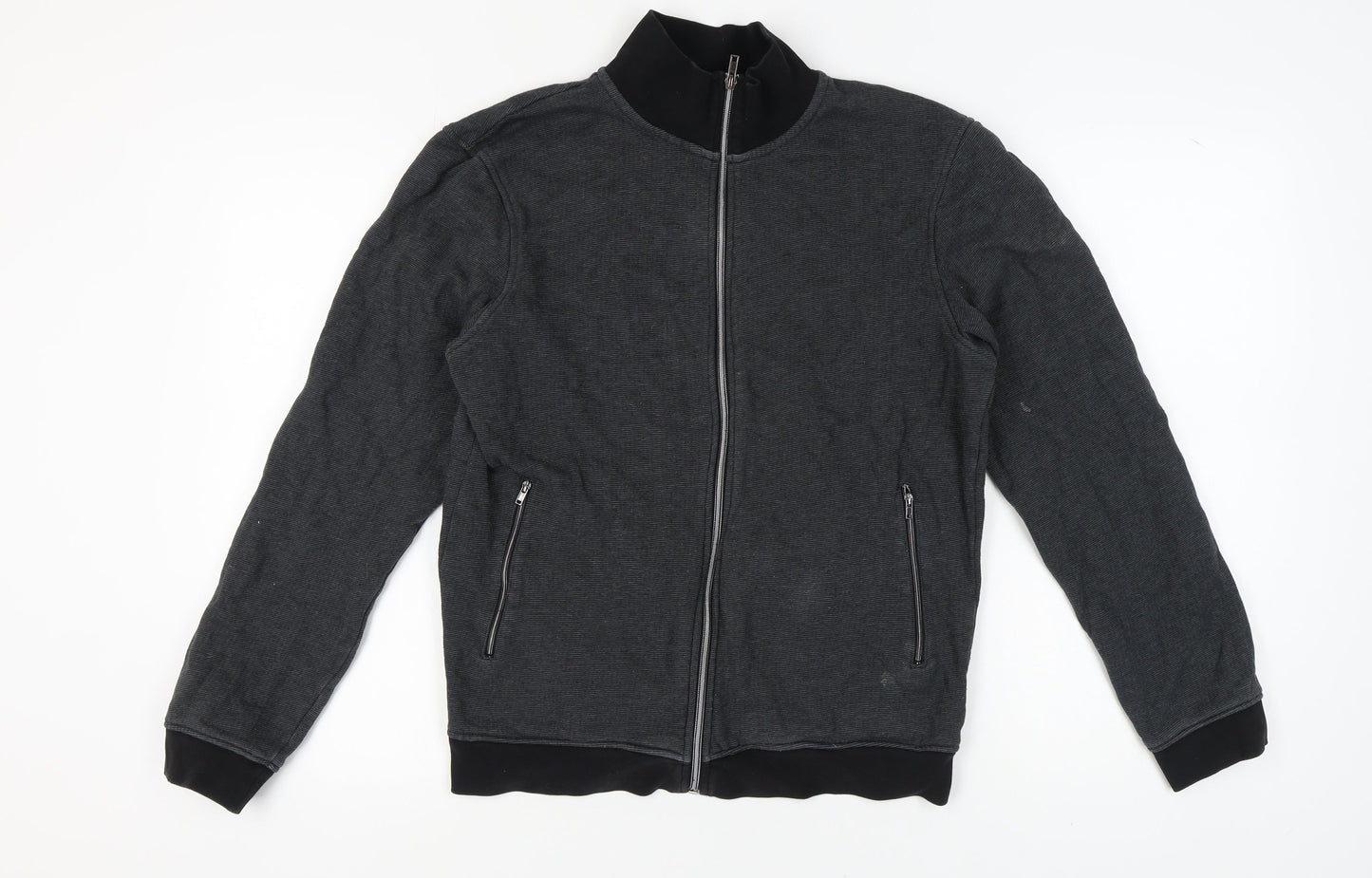 Next Men's Black Full Zip Hoodie M