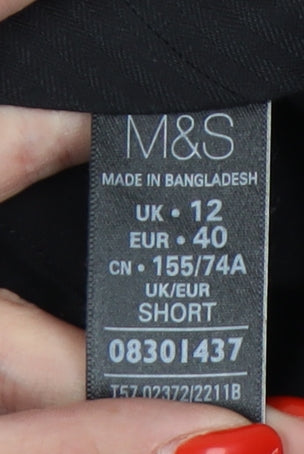 Marks and Spencer Women's Black Trousers Size 12