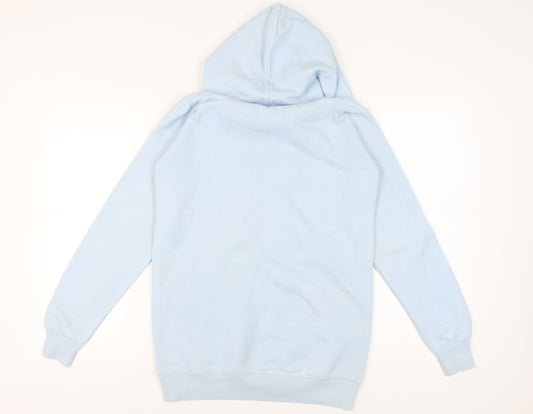 Missguided Women's Blue Pullover Hoodie, Size S