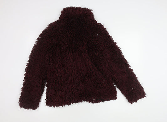 Next Women's Red Bomber Jacket Size 8 - Casual Elegance
