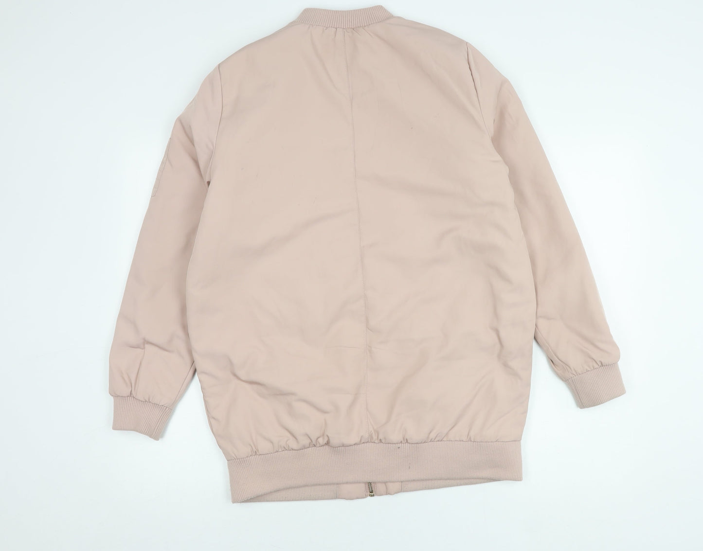 Miss Selfridge Women's Pink Bomber Jacket UK 10