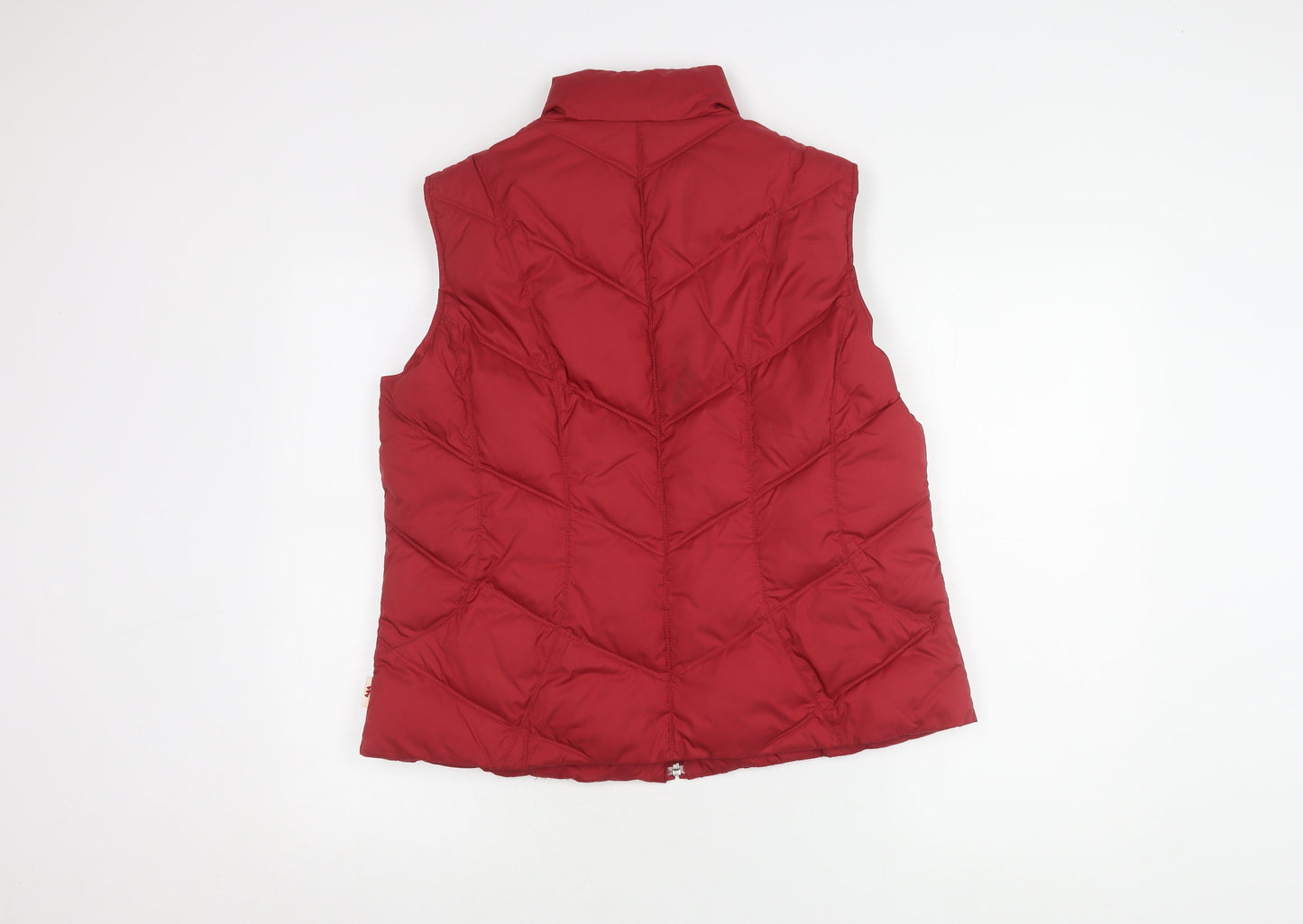 Marks and Spencer Women's Red Puffer Waistcoat L