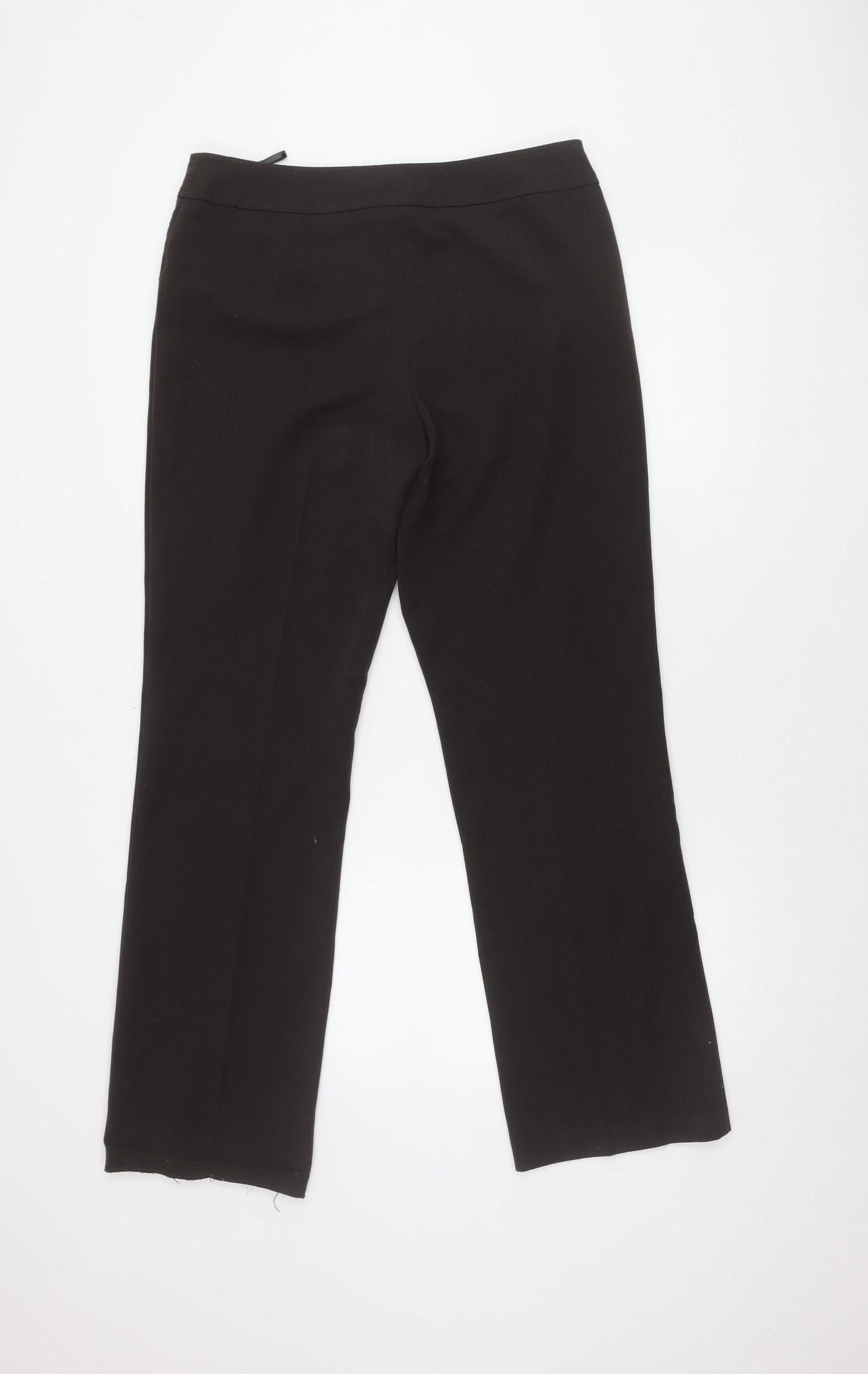 BHS Women's Black Straight Trousers Size 12