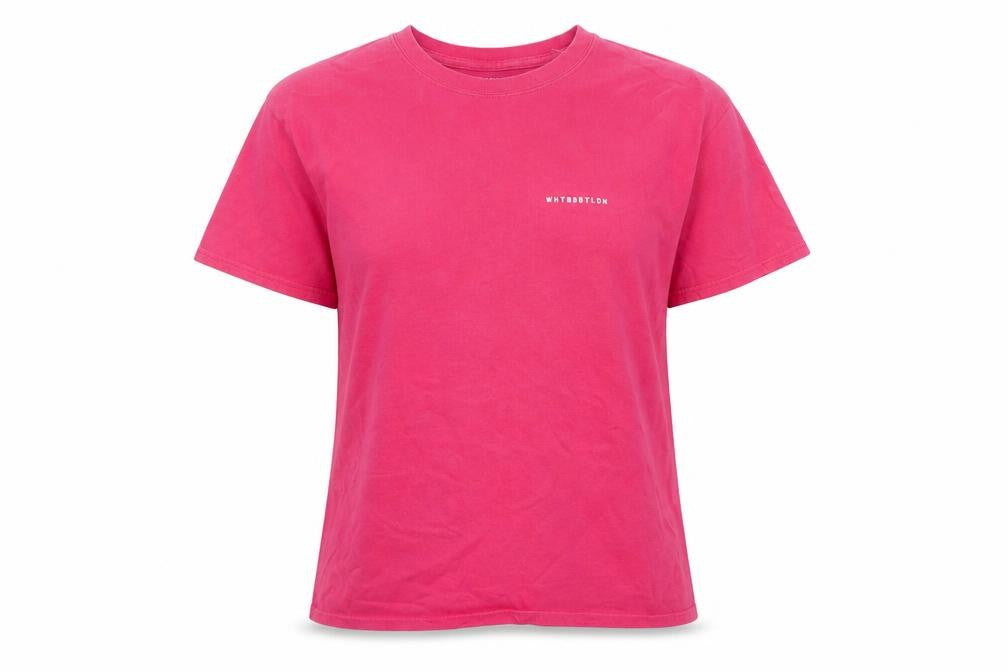 WHTRBBTLON Womens Pink Music T-Shirt Medium