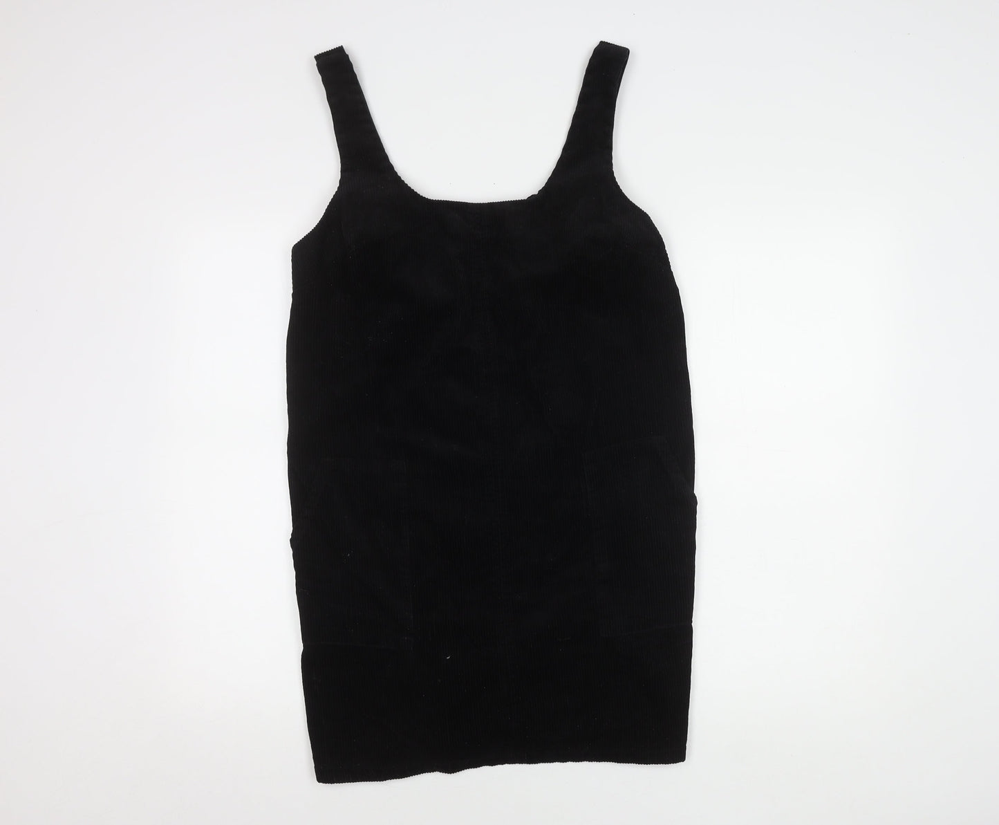 New Look Women's Black Pinafore Dress - Size 14 Sleeveless