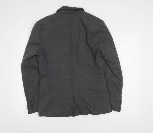 Zara Men's Grey M 40 Blazer Jacket Formal Wear