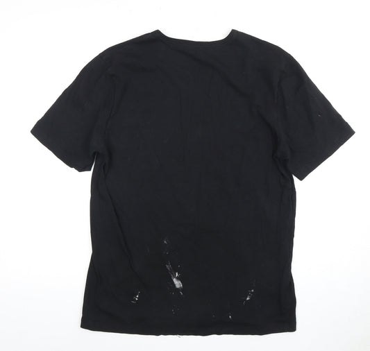 Hugo Boss Men's Black T-Shirt L Short Sleeve Crew Neck