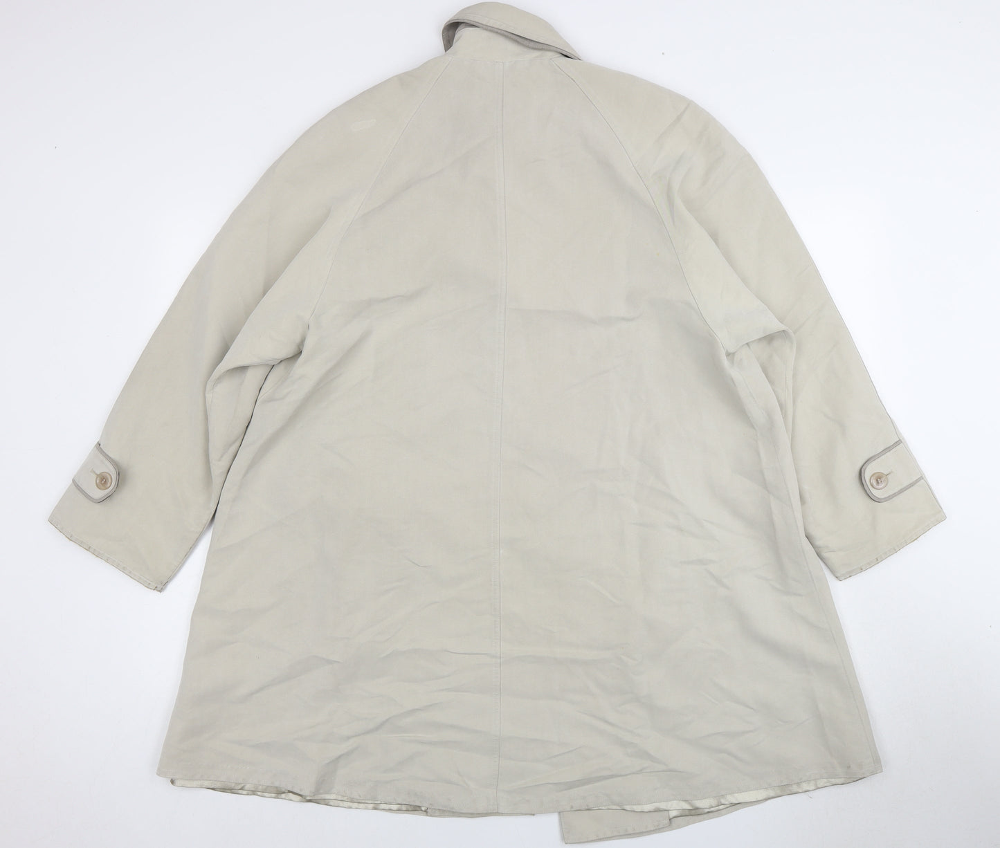 Dannimac Women's Beige Long Overcoat Size S