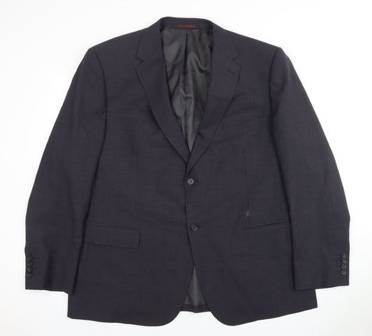Jeff Banks Men's Grey Blazer, 48 Regular Fit