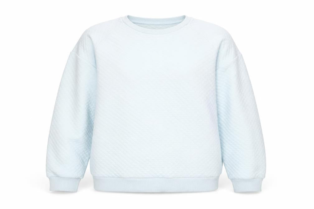 Front view of Kin by John Lewis Women's Blue Sweatshirt, size 12