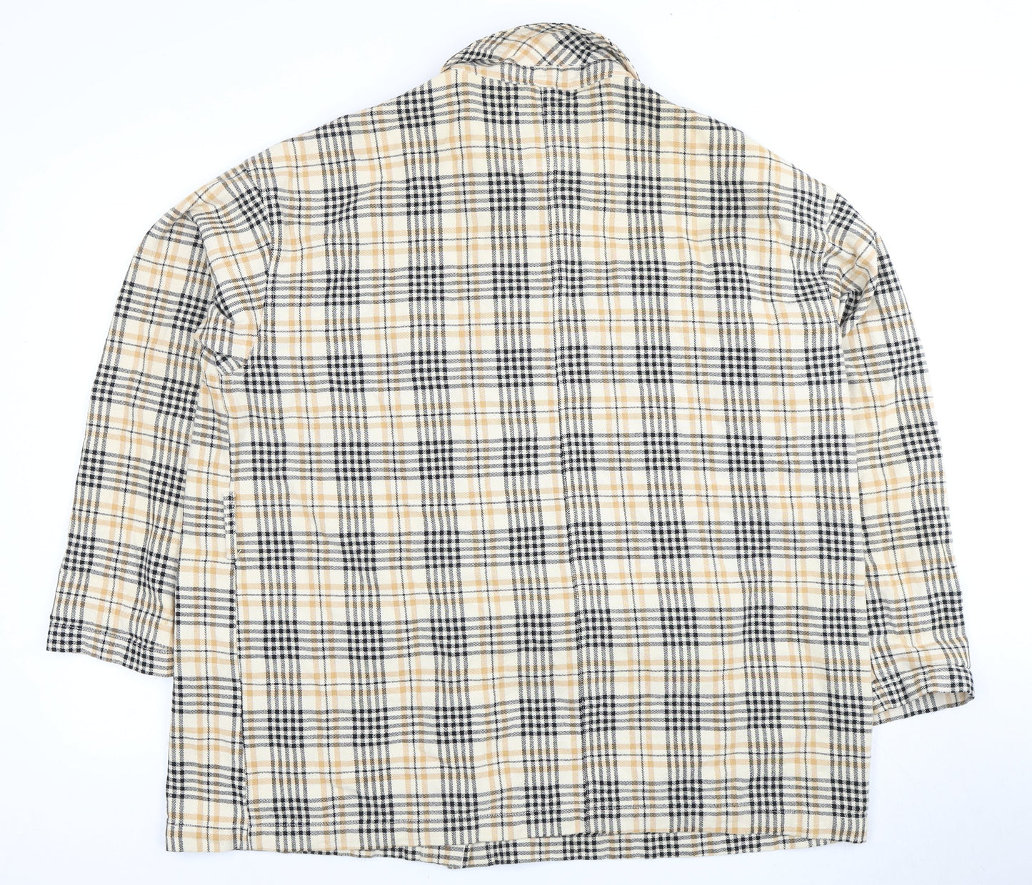 Monki Women's Multicoloured Check Button-Up L
