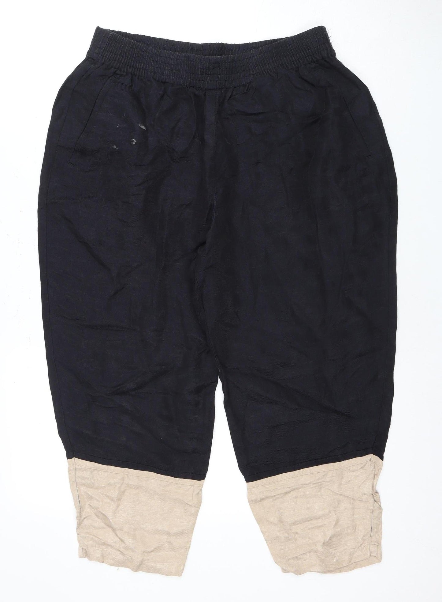 ASOS Women's Black Relaxed Trousers Size 14