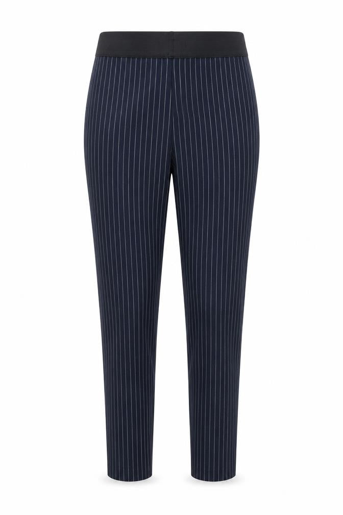 M&S Women's Blue Striped Leggings Size 10