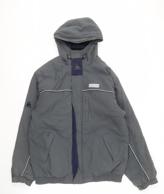 Le Coq Sportif Grey Men's Puffer Jacket M