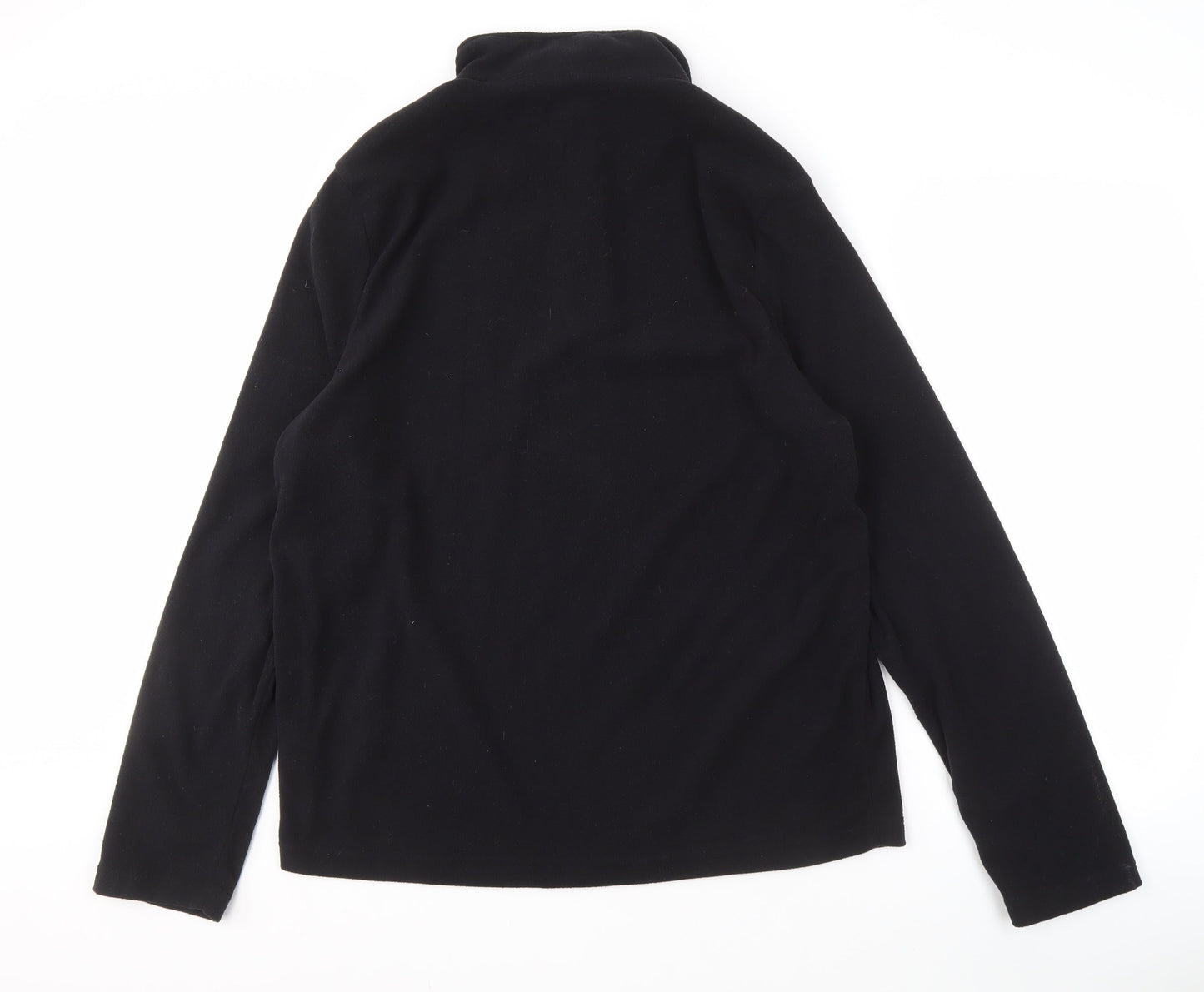 TOG24 Men's Black Fleece Pullover Sweatshirt L