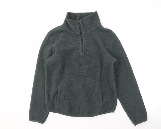 Mountain Warehouse Women's Green Fleece Pullover Sweatshirt