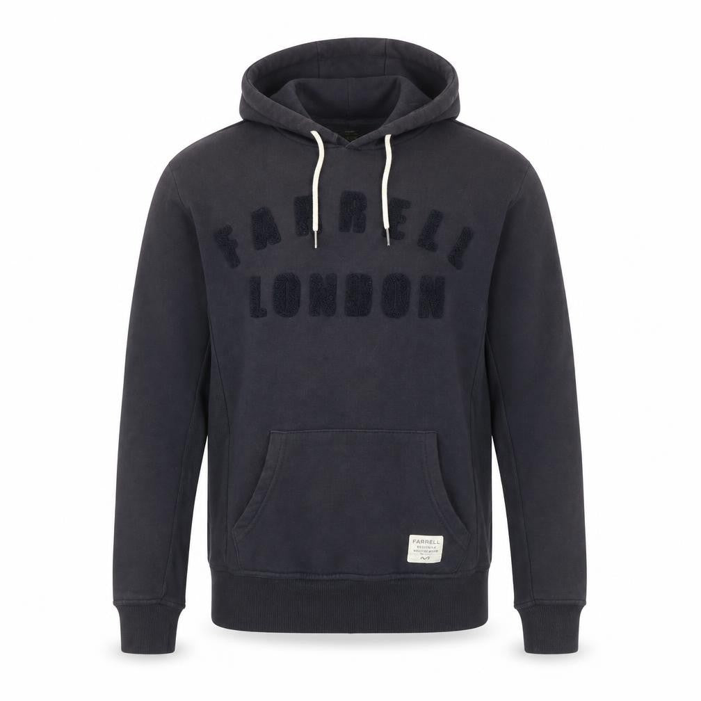 Farrell Men's Black S Pullover Hoodie with Logo