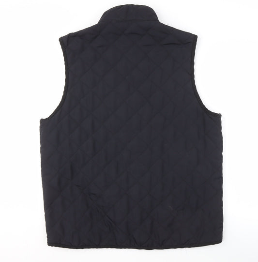 Trespass Men's Black Quilted Waistcoat, Size L