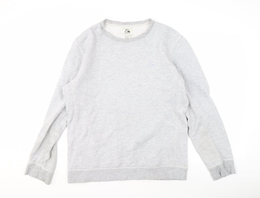 Quiksilver Unisex Adults Grey Pullover Sweatshirt L